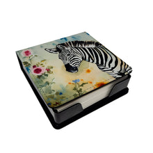 Load image into Gallery viewer, Zebra PU Leather Note Paper Holder