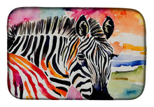 Load image into Gallery viewer, Zebra Dish Drying Mat