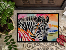 Load image into Gallery viewer, Zebra Doormat - Large 24x36 – Indoor/Outdoor Floor Mat with Artistic Flair