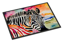 Load image into Gallery viewer, Zebra Doormat - Large 24x36 – Indoor/Outdoor Floor Mat with Artistic Flair
