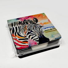 Load image into Gallery viewer, Zebra PU Leather Note Paper Holder