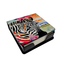 Load image into Gallery viewer, Zebra PU Leather Note Paper Holder