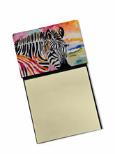 Load image into Gallery viewer, Zebra Sticky Note Holder- Refiilable Desk Accessory Note Pad