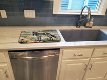 Load image into Gallery viewer, Zebra Dish Drying Mat