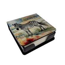Load image into Gallery viewer, Zebra PU Leather Note Paper Holder