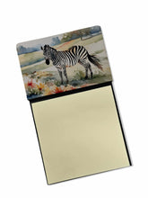 Load image into Gallery viewer, Zebra Sticky Note Holder- Refiilable Desk Accessory Note Pad