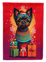 Load image into Gallery viewer, Affenpinscher Holiday Christmas Garden Flag – Outdoor Decorative Yard Flag