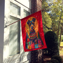 Load image into Gallery viewer, Airedale Terrier Holiday Christmas House Flag