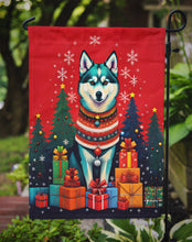 Load image into Gallery viewer, Alaskan Klee Kai Holiday Christmas Garden Flag – Outdoor Decorative Yard Flag