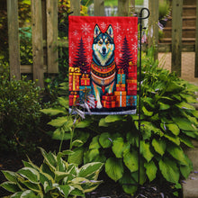Load image into Gallery viewer, Alaskan Malamute Holiday Christmas Garden Flag – Outdoor Decorative Yard Flag
