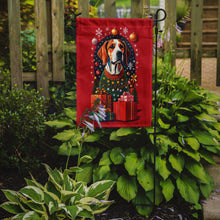 Load image into Gallery viewer, American Foxhound Dog Holiday Christmas Garden Flag – Outdoor Decorative Yard Flag