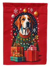 Load image into Gallery viewer, American Foxhound Dog Holiday Christmas Garden Flag – Outdoor Decorative Yard Flag