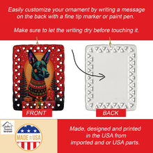 Load image into Gallery viewer, Australian Kelpie Holiday Christmas Porcelain Ornament