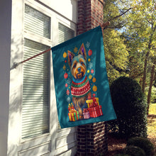 Load image into Gallery viewer, Australian Terrier Holiday Christmas House Flag