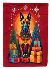 Load image into Gallery viewer, Belgian Malinois Holiday Christmas House Flag