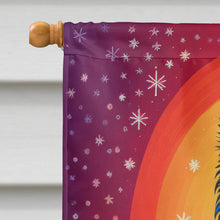 Load image into Gallery viewer, Belgian Sheepdog Holiday Christmas House Flag