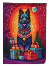 Load image into Gallery viewer, Belgian Sheepdog Holiday Christmas Garden Flag – Outdoor Decorative Yard Flag