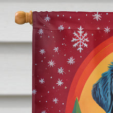 Load image into Gallery viewer, Bernese Mountain Dog Holiday Christmas House Flag