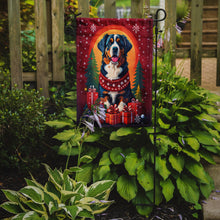 Load image into Gallery viewer, Bernese Mountain Dog Holiday Christmas Garden Flag – Outdoor Decorative Yard Flag