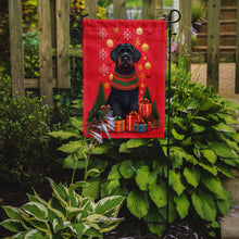 Load image into Gallery viewer, Black Russian Terrier Holiday Christmas Garden Flag – Outdoor Decorative Yard Flag