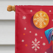 Load image into Gallery viewer, White Boxer Holiday Christmas House Flag