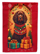 Load image into Gallery viewer, Boykin Spaniel Holiday Christmas Garden Flag – Outdoor Decorative Yard Flag