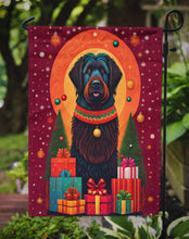 Load image into Gallery viewer, Black Briard Holiday Christmas Garden Flag – Outdoor Decorative Yard Flag