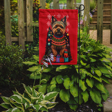 Load image into Gallery viewer, Cairn Terrier Holiday Christmas Garden Flag – Outdoor Decorative Yard Flag