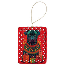 Load image into Gallery viewer, Cane Corso Holiday Christmas Porcelain Ornament