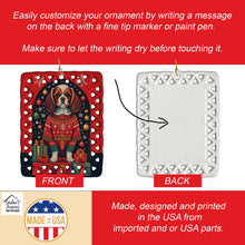 Load image into Gallery viewer, Cavalier Spaniel Holiday Christmas Porcelain Ornament