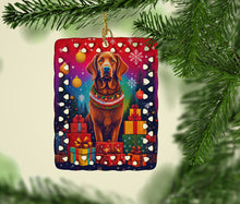 Load image into Gallery viewer, Chesapeake Bay Retriever Holiday Christmas Porcelain Ornament