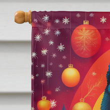 Load image into Gallery viewer, Black Chow Chow Holiday Christmas House Flag