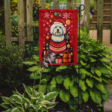 Load image into Gallery viewer, Coton De Tulear Holiday Christmas Garden Flag – Outdoor Decorative Yard Flag