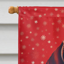 Load image into Gallery viewer, Dachshund Holiday Christmas House Flag