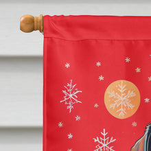 Load image into Gallery viewer, Dachshund Holiday Christmas House Flag