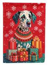 Load image into Gallery viewer, Dalmatian Holiday Christmas House Flag