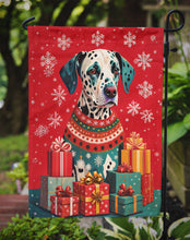 Load image into Gallery viewer, Dalmatian Holiday Christmas Garden Flag – Outdoor Decorative Yard Flag