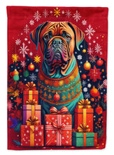 Load image into Gallery viewer, Dogue de Bordeaux Holiday Christmas House Flag