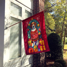 Load image into Gallery viewer, English Foxhound Holiday Christmas House Flag