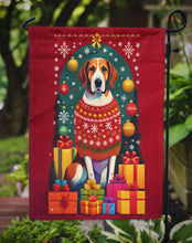 Load image into Gallery viewer, English Foxhound Holiday Christmas Garden Flag – Outdoor Decorative Yard Flag