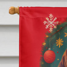 Load image into Gallery viewer, Field Spaniel Holiday Christmas House Flag