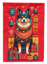 Load image into Gallery viewer, Finnish Lapphund Holiday Christmas Garden Flag – Outdoor Decorative Yard Flag