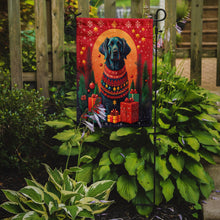 Load image into Gallery viewer, Flat-Coated Retriever Holiday Christmas Garden Flag – Outdoor Decorative Yard Flag