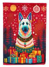 Load image into Gallery viewer, German Shepherd Holiday Christmas House Flag