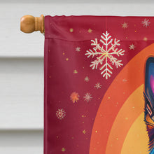 Load image into Gallery viewer, German Shepherd Holiday Christmas House Flag