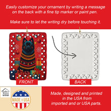 Load image into Gallery viewer, German Spitz Holiday Christmas Porcelain Ornament