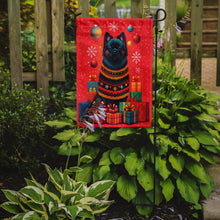 Load image into Gallery viewer, German Spitz Holiday Christmas Garden Flag – Outdoor Decorative Yard Flag