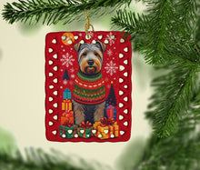 Load image into Gallery viewer, Glen of Imaal Terrier Holiday Christmas Porcelain Ornament
