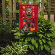 Load image into Gallery viewer, Glen of Imaal Terrier Holiday Christmas Garden Flag – Outdoor Decorative Yard Flag