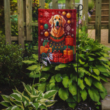 Load image into Gallery viewer, Golden Retriever Holiday Christmas Garden Flag – Outdoor Decorative Yard Flag